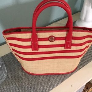 Tory Burch straw bag